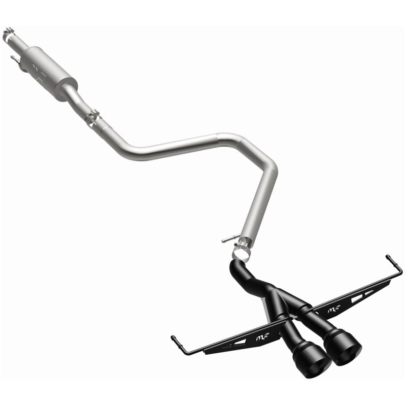 Magnaflow 19455 - MAG19455 - MagnaFlow 2019 Hyundai Veloster 1.6L 2.5in Center Exit Stainless Steel Cat-Back Exhaust w/Blk Tips - Shipped in Europe - Tuningsupply.com