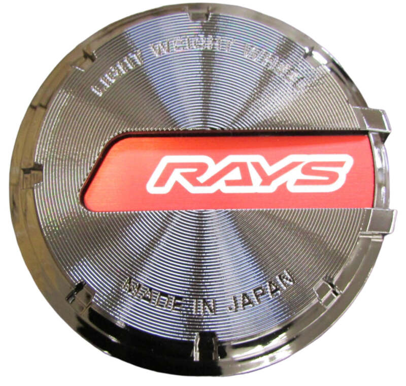 Gram Lights WCGLBKCHRD65 - GLSWCGLBKCHRD65 - Gram Lights GL Center Cap - Black-Chrome/Red (57DR / 57CR) - Shipped in Europe - Tuningsupply.com