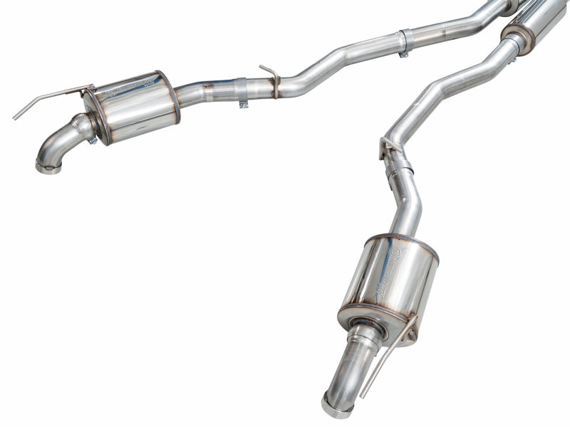 AWE Tuning 3015-28625 - AWE3015-28625 - AWE Tuning 2021+ Ford Explorer Tremor 3.0TT 0FG Dual Rear Exit Exhaust w/ Bash Guard - Shipped in Europe - Tuningsupply.com