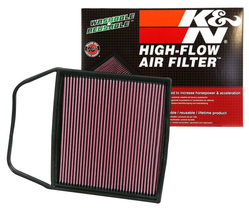 K&N Engineering 33-2367 - KNN33-2367 - K&N 06-09 BMW 135/335/535 Drop In Air Filter - Shipped in Europe - Tuningsupply.com