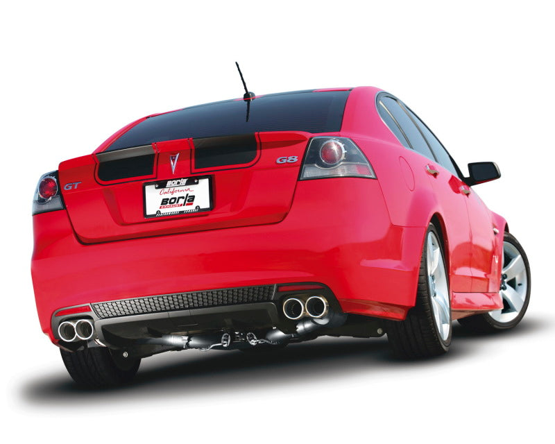 Borla 140287 - BOR140287 - Borla 08-09 Pontiac G8/GT 6.0L 8cyl SS Catback Exhaust w/ X Pipe - Shipped in Europe - Tuningsupply.com