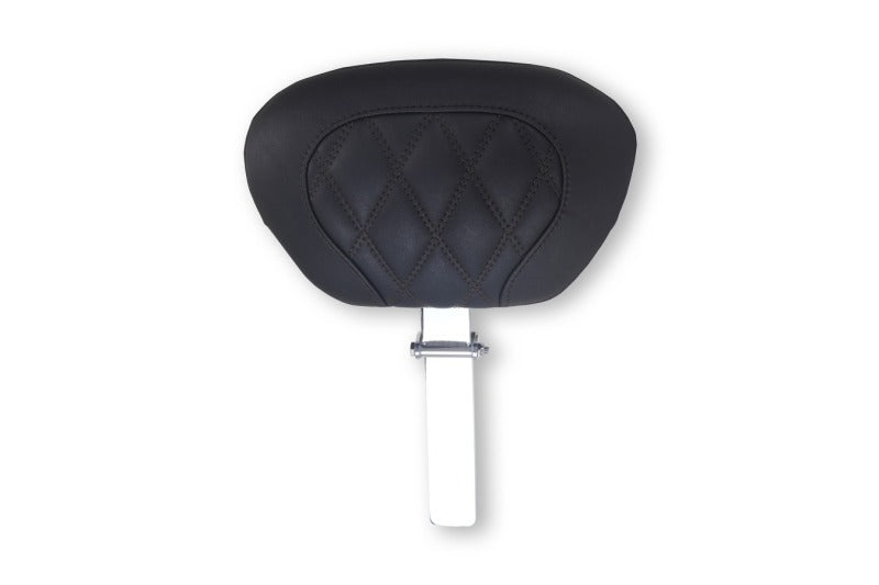 Mustang Motorcycle 89539 - MMP89539 - Mustang 08-25 Harley FL Touring Rd King Special, Rd Glide Ltd, Dble Diamond Driver Backrest - Black - Shipped in Europe - Tuningsupply.com