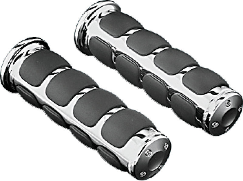 Kuryakyn 6235 - KUR6235 - Kuryakyn Metric ISO Grips Chrome - Shipped in Europe - Tuningsupply.com