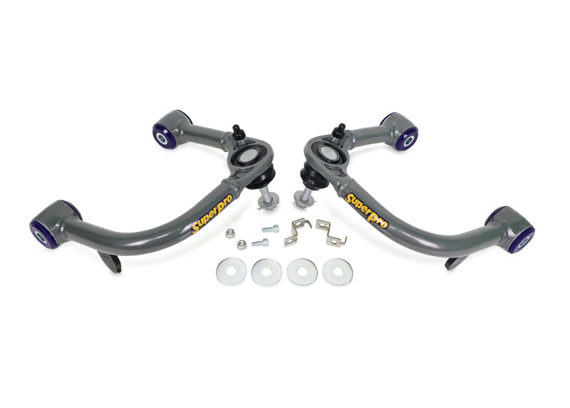 Superpro TRC6715E - SPRTRC6715E - SuperPro 2024 Toyota Land Cruiser 1958 Front Upper Control Arm Set - Shipped in Europe - Tuningsupply.com