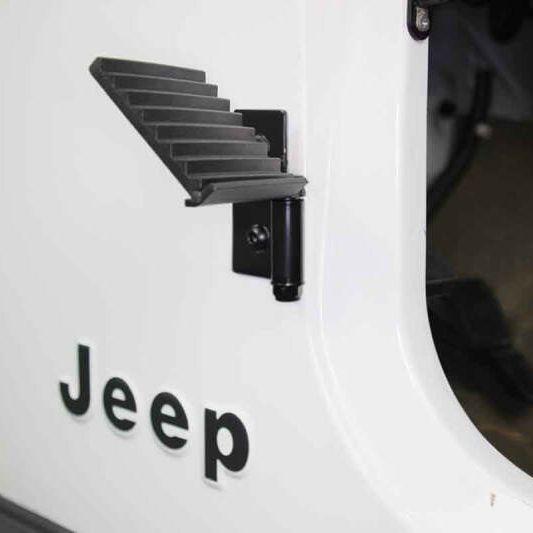 Fishbone Offroad FB21078 - FBOFB21078 - Fishbone Offroad 76-06 Jeep CJ YJ TJ Wrangler Foot Peg Set Gloss - Black - Shipped in Europe - Tuningsupply.com