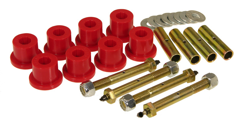 Prothane 1-1017 - PRO1-1017 - Prothane 87-96 Jeep YJ Front & Rear Main Spring Eye Bushings - Red - Shipped in Europe - Tuningsupply.com