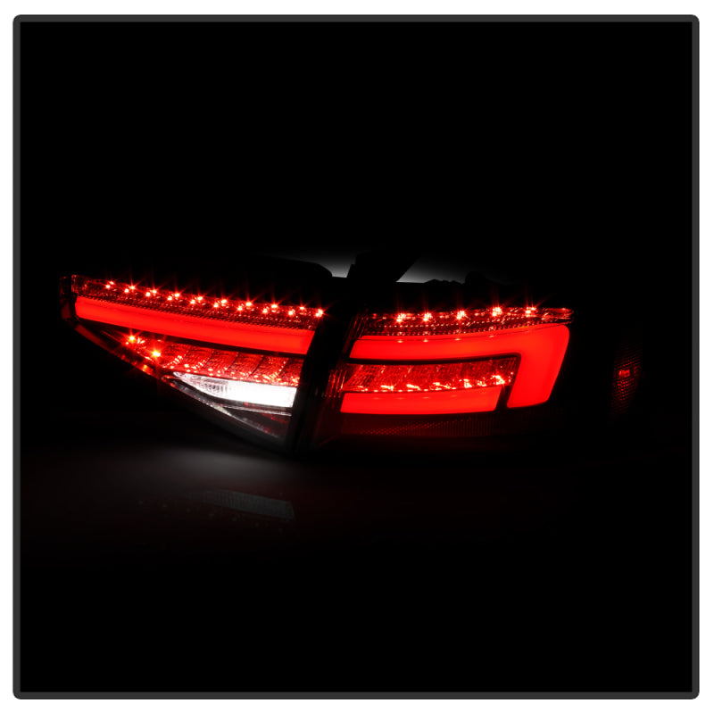 SPYDER 5087171 - SPY5087171 - Spyder 13-16 Audi A4 4DR LED Tail Lights LED Clear Reverse Lights - Black ALT-YD-AA413-SEQ-BK - Shipped in Europe - Tuningsupply.com