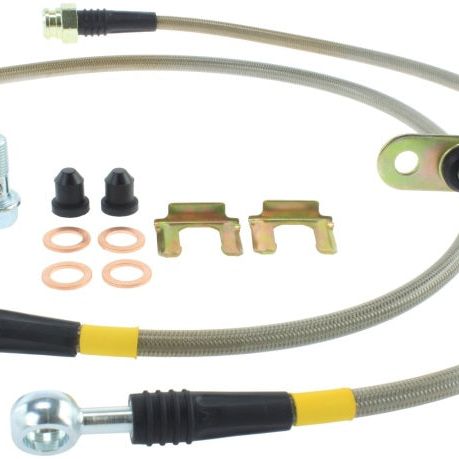 Stoptech 950.47006 - STO950.47006 - StopTech 08-09 WRX & STi Stainless Steel Front Brake Lines - Shipped in Europe - Tuningsupply.com