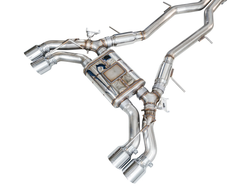 AWE Tuning 3025-42562 - AWE3025-42562 - AWE Tuning 22-26 Cadillac CT5-V Blackwing SwitchPath Exhaust - Chrome Silver Tips - Shipped in Europe - Tuningsupply.com