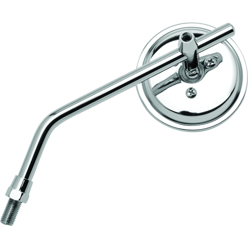 BikeMaster 600802 - BKM600802 - BikeMaster 3in Adjustable Round Mirror 10mm - Each - Chrome - Shipped in Europe - Tuningsupply.com