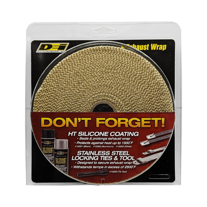DEI 10102 - DEI10102 - DEI Exhaust Wrap 2in x 50ft - Tan - Shipped in Europe - Tuningsupply.com