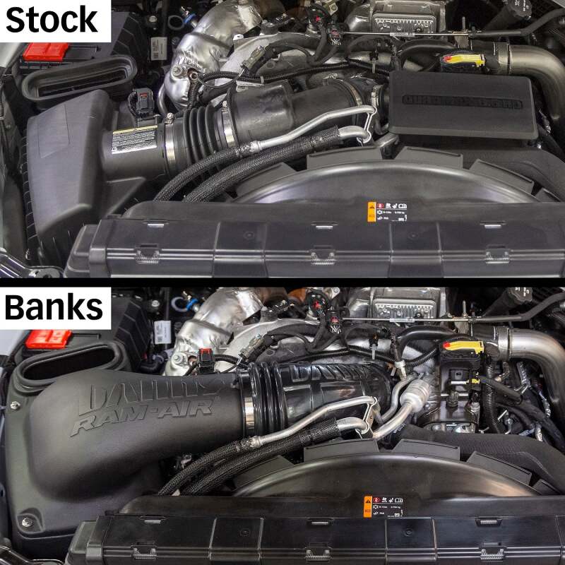Banks Power 42266 - GBE42266 - Banks Power 20-22 Chevy/GMC 2500/3500 L5P 6.6L Ram-Air Intake System - Oiled - Shipped in Europe - Tuningsupply.com