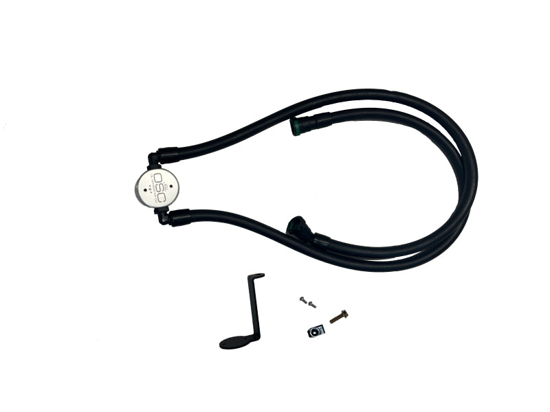 J&L 3121P-C - JLT3121P-C - J&L 2025 Ford Explorer 2.3L EcoBoost 3.0 PVC Side Oil Separator - Clear Anodized - Shipped in Europe - Tuningsupply.com