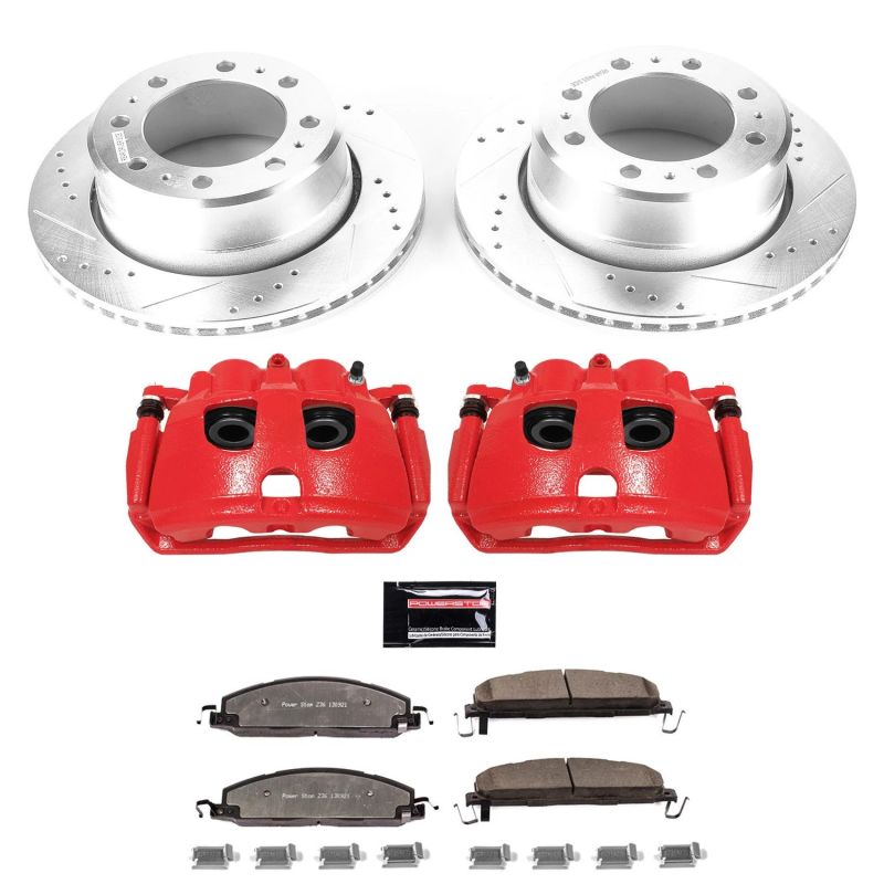 PowerStop KC7131-36 - PSBKC7131-36 - Power Stop 13-18 Ram 3500 Rear Z36 Truck & Tow Kit w/Cals - Shipped in Europe - Tuningsupply.com
