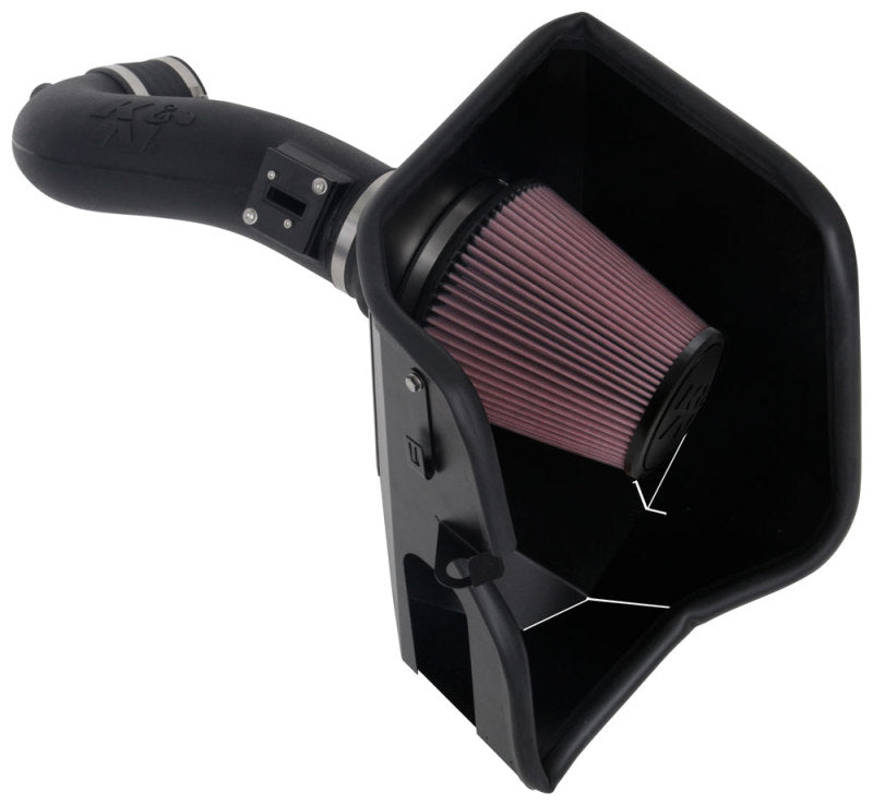K&N Engineering 63-3110 - KNN63-3110 - K&N 2019+ Chevrolet 1500 5.3L / 6.2L V8 F/I AirCharger Performance Intake System - Shipped in Europe - Tuningsupply.com