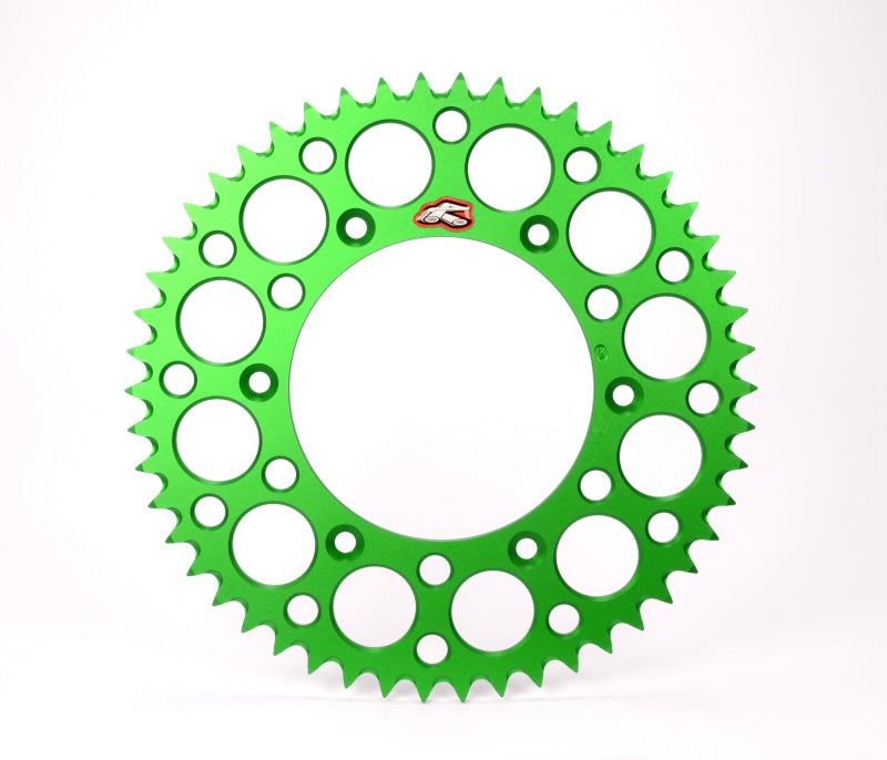 Renthal 112U-520-52GEGN - REN112U-520-52GEGN - Renthal 2018/ 21-22 Kawasaki KLX450R Rear Grooved Sprocket - Green 520-52P Teeth - Shipped in Europe - Tuningsupply.com