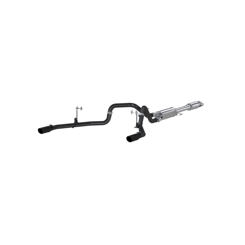 MBRP PS5258BLK - MBRPS5258BLK - MBRP 2015 Ford F-150 5.0L 3in Cat Back Dual Split Rear Exit Black Exhaust System - Shipped in Europe - Tuningsupply.com
