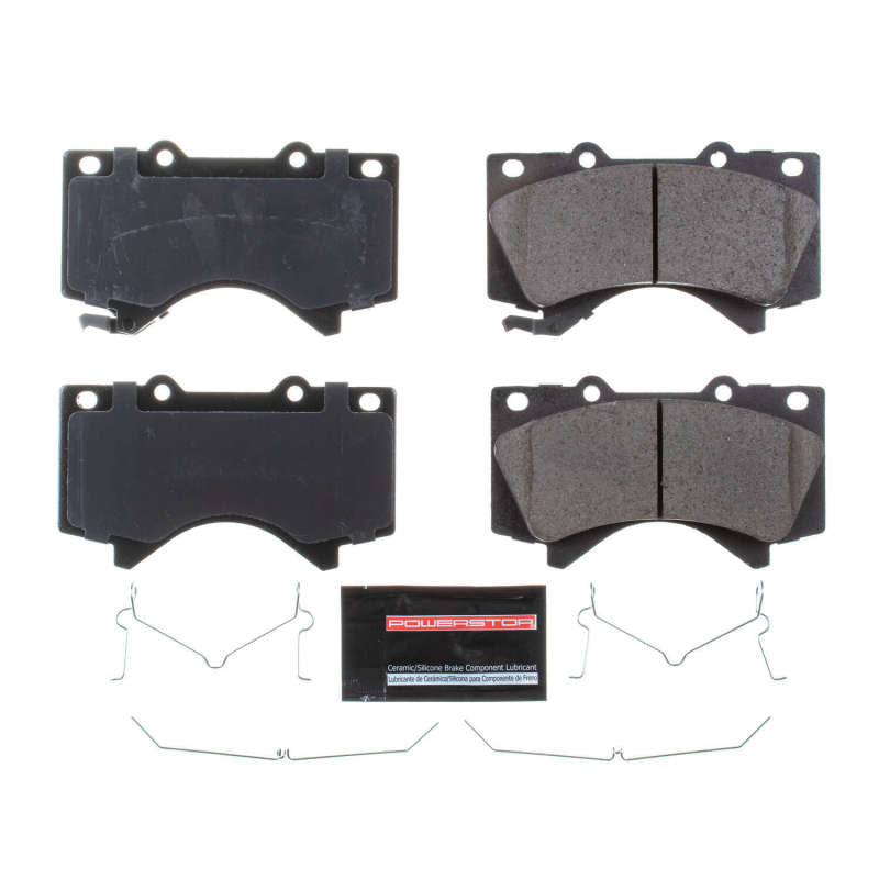 PowerStop Z23-1303 - PSBZ23-1303 - Power Stop 08-11 Lexus LX570 Front Z23 Evolution Sport Brake Pads w/Hardware - Shipped in Europe - Tuningsupply.com