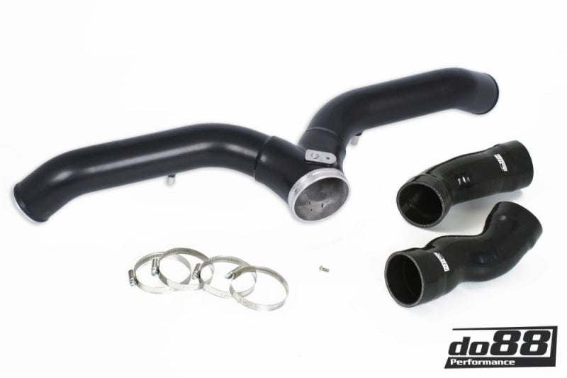 do88 TR-140SV-DO88 - DOBTR-140SV-DO88 - do88 Porsche 997.1 Turbo Y-Pipe Black for ICM-230 do88 Intercooler - Shipped in Europe - Tuningsupply.com