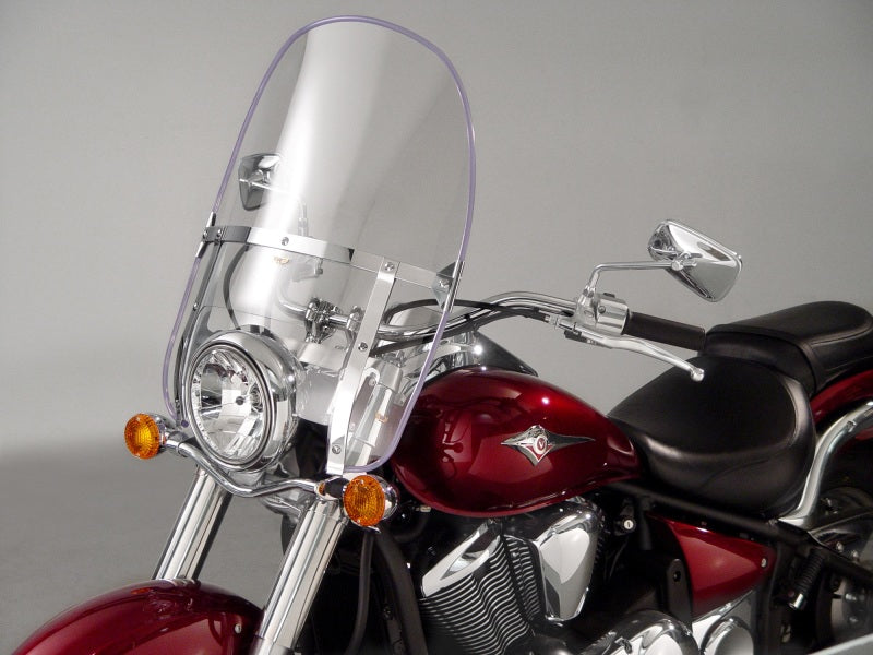 National Cycle N2230 - NATN2230 - National Cycle Heavy Duty Beaded Round Top - Clear - Shipped in Europe - Tuningsupply.com