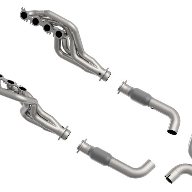 Kooks Headers 1156H630 - KSH1156H630 - Kooks 2020 Mustang GT500 5.2L 2in x 3in SS Headers w/GREEN Catted Connection Pipe - Shipped in Europe - Tuningsupply.com