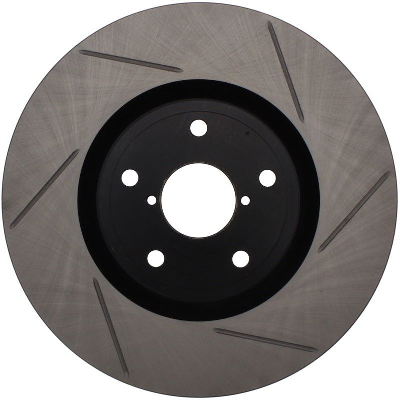 Stoptech 126.47022SL - STO126.47022SL - StopTech Power Slot 05-08 STi Front Left Slotted Rotor - Shipped in Europe - Tuningsupply.com