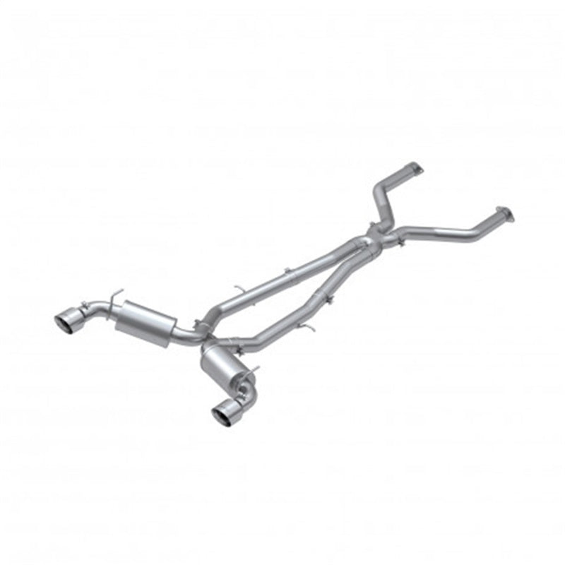 MBRP PS4404304 - MBRPS4404304 - MBRP 17-19 Infiniti Q60 3.0L RWD/AWD Cat Back Dual Rear - Shipped in Europe - Tuningsupply.com