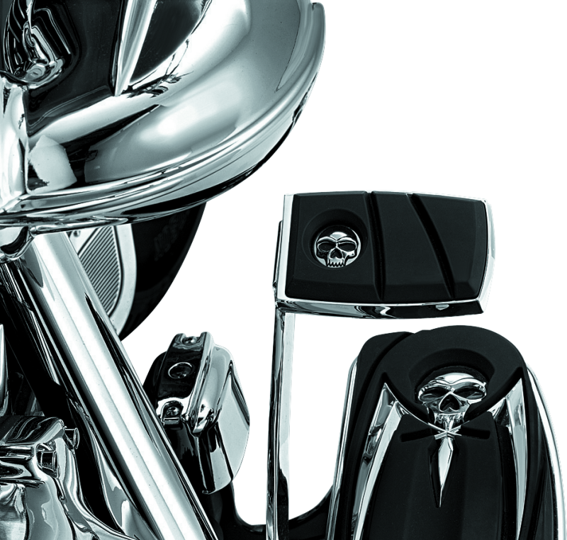 Kuryakyn 4406 - KUR4406 - Kuryakyn Zombie Brake Pedal Pad For FL Models Chrome - Shipped in Europe - Tuningsupply.com