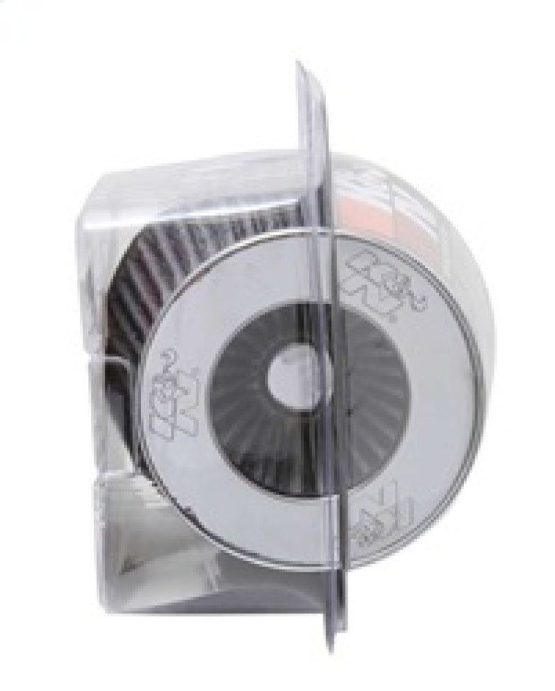 K&N Engineering RG-1001WT - KNNRG-1001WT - K&N Universal Filter Chrome Round Tapered White - 4in Flange ID x 1.125in Flange Length x 5.5in H - Shipped in Europe - Tuningsupply.com