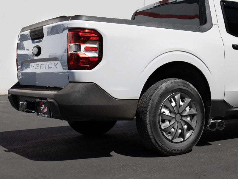 aFe 49-33155-B - AFE49-33155-B - aFe Rebel Series 2-1/2in 304 Stainless Steel Cat-Back w/ Black Tip Ford Maverick 22-26 L4-2.5L FWD - Shipped in Europe - Tuningsupply.com