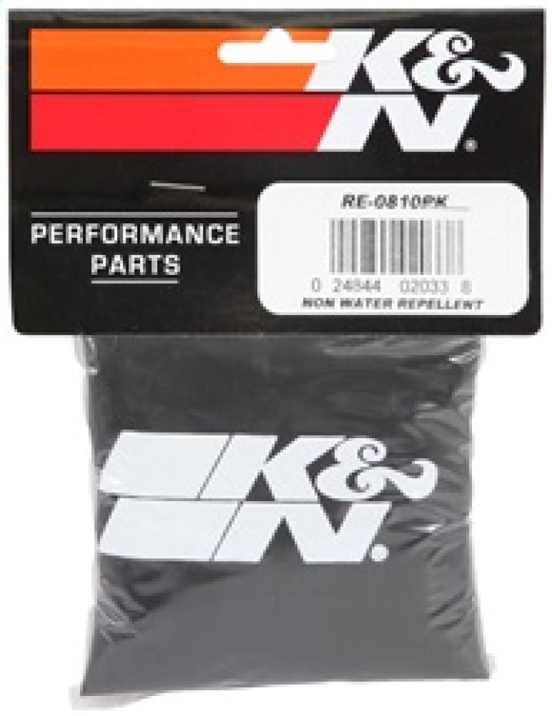 K&N Engineering RE-0810PK - KNNRE-0810PK - K&N Universal Round Tapered Filter Wrap - Black - 6in Base ID x 4.625in Top ID x 9in Height - Shipped in Europe - Tuningsupply.com