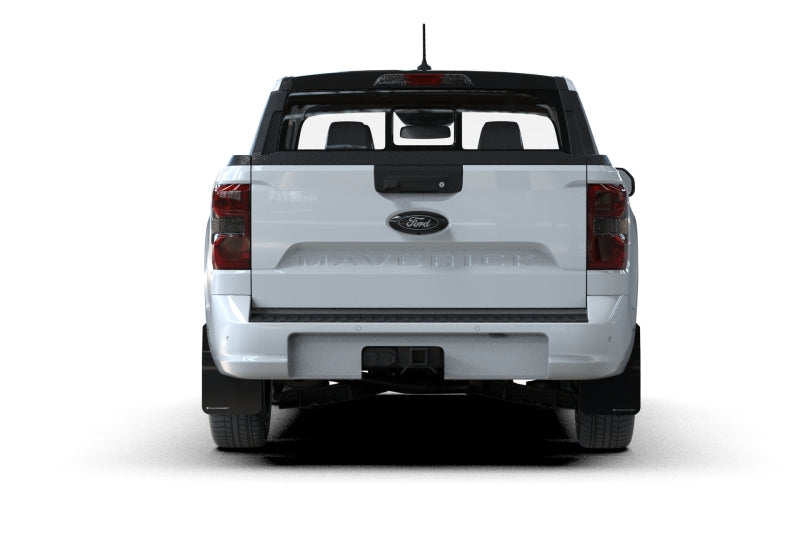Rally Armor MF145-UR-BLK-WH - RALMF145-UR-BLK-WH - Rally Armor 22-26 22-26 Ford Maverick Black UR Mud Flaps White Logo - Shipped in Europe - Tuningsupply.com