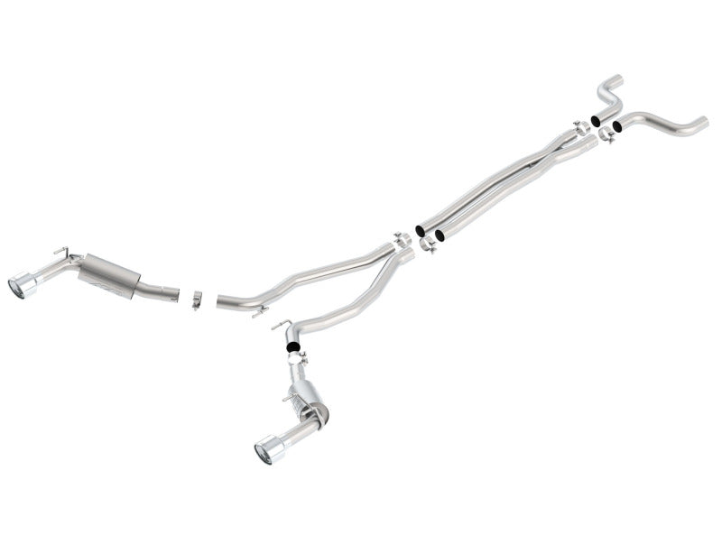 Borla 140532 - BOR140532 - Borla 14-15 Chevy Camaro SS 6.2L V8 Single Split Rear Exit ATAK Catback Exhaust - Shipped in Europe - Tuningsupply.com