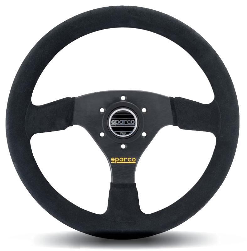 SPARCO 015R323PSNR - SPA015R323PSNR - Sparco Steering Wheel 323 Suede Black - Shipped in Europe - Tuningsupply.com