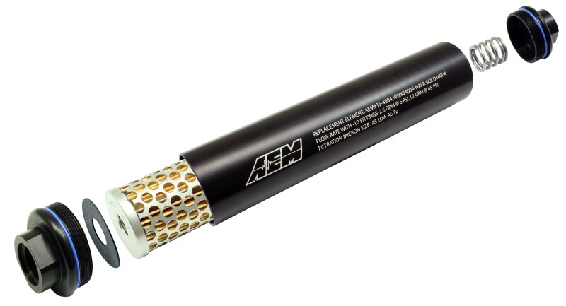 AEM 25-202 - AEM25-202 - AEM Universal High Volume Fuel Filter Element - Shipped in Europe - Tuningsupply.com