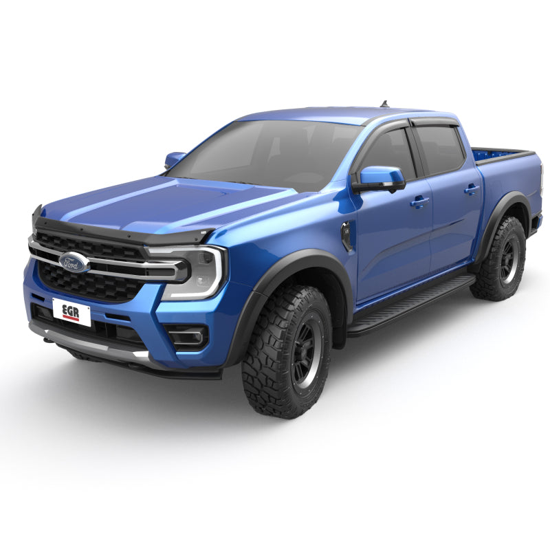 EGR 303601 - EGR303601 - EGR 2024+ Ford Ranger Superguard Hood Shield - Dark Smoke - Shipped in Europe - Tuningsupply.com