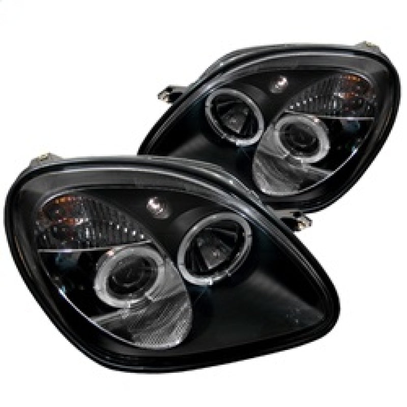 SPYDER 5011190 - SPY5011190 - Spyder Mercedes Benz SLK 98-04 1PC Projector Halogen Model- LED Halo Blk PRO-YD-MBSLK98-1PC-HL-BK - Shipped in Europe - Tuningsupply.com