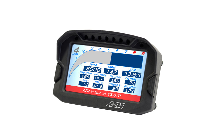 AEM 30-5603 - AEM30-5603 - AEM CD-5LG Carbon Logging Digital Dash Display w/ Internal 10Hz GPS & Antenna - Shipped in Europe - Tuningsupply.com