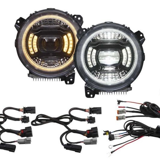 Diode Dynamics DD5165 - DIODD5165 - Diode Dynamics 18-23 Jeep JL Wrangler Elite Max LED Headlamps - Shipped in Europe - Tuningsupply.com