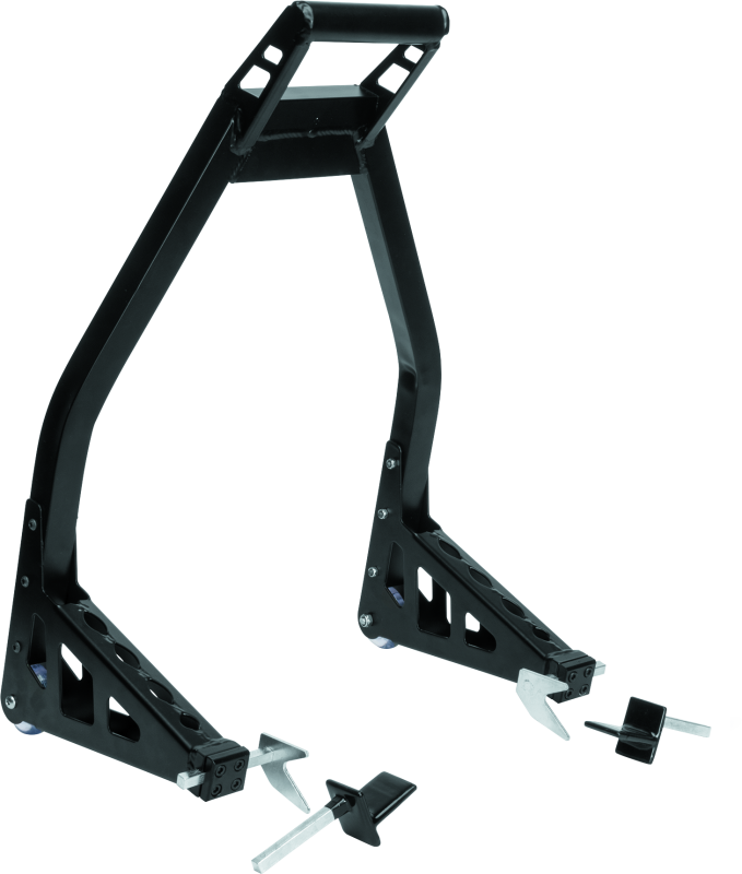 BikeMaster 152421 - BKM152421 - BikeMaster Universal Aluminum Stand - Rear - Black - Shipped in Europe - Tuningsupply.com