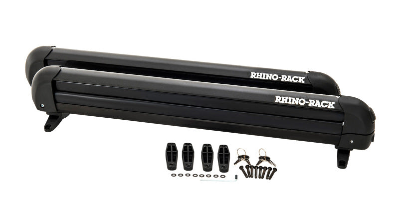 Rhino-Rack 576 - RHR576 - Rhino-Rack Universal Ski/Snowboard Carrier - Fits 6 Pairs of Skis or 4 Snowboards - Black - Shipped in Europe - Tuningsupply.com