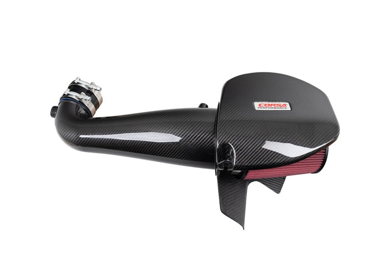 CORSA Performance 44017D - COR44017D - Corsa 11-23 Dodge Challenger/Charger 5.7L V8 Carbon Fiber Open Element Air Intake - Dry - Shipped in Europe - Tuningsupply.com