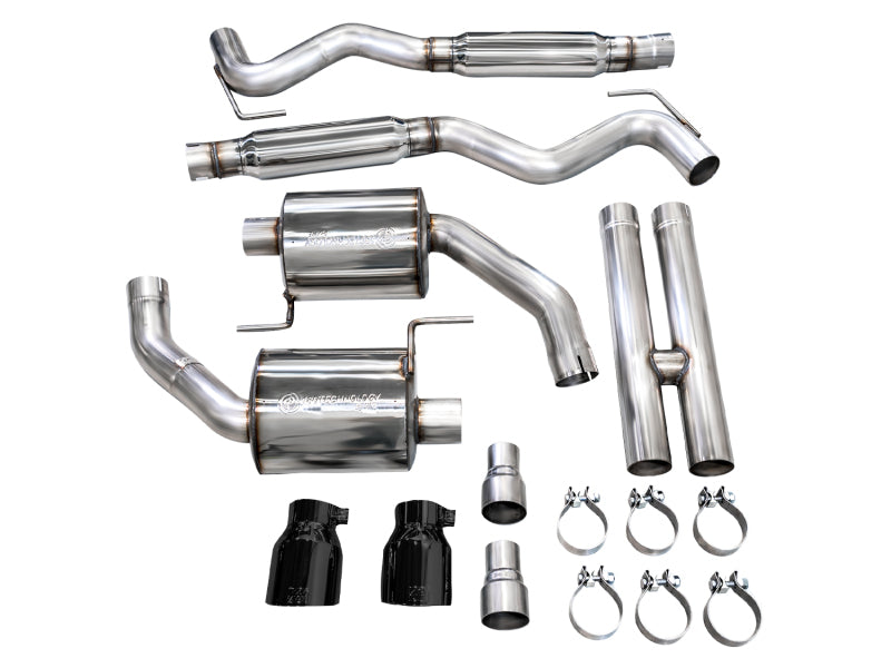 AWE Tuning 3015-33650 - AWE3015-33650 - AWE 2024 Ford Mustang GT Fastback S650 RWD Touring Catback Exhaust w/ Dual Diamond Black Tips - Shipped in Europe - Tuningsupply.com