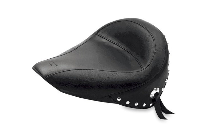 Mustang Motorcycle 75084 - MMP75084 - Mustang 84-06 Harley Standard Rear Tire Standard Touring Solo Seat w/Studs - Black - Shipped in Europe - Tuningsupply.com