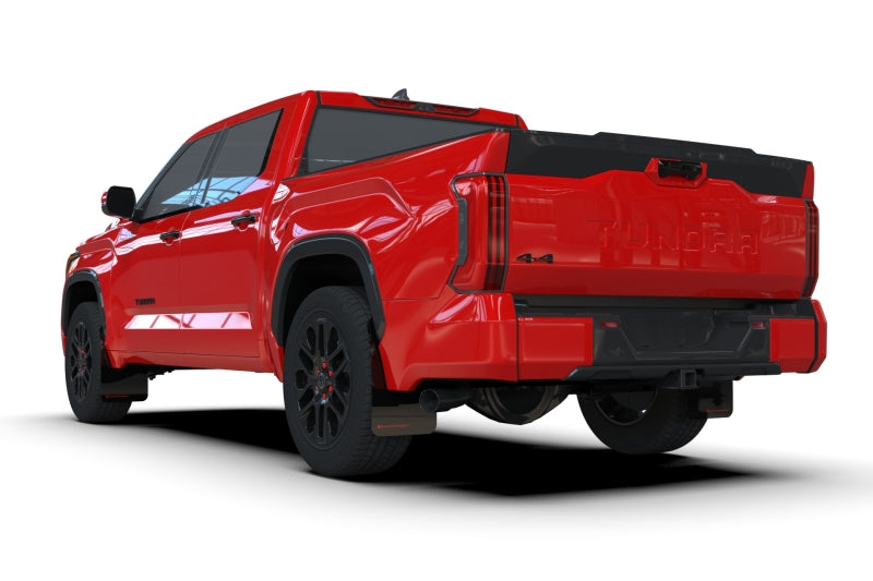Rally Armor MF110-UR-BLK-WH - RALMF110-UR-BLK-WH - Rally Armor 22-25 Toyota Tundra Black UR Mud Flap w/White Logo - Shipped in Europe - Tuningsupply.com