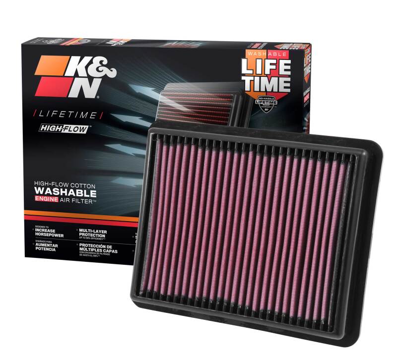 K&N Engineering 33-3024 - KNN33-3024 - K&N Replacement Air Filter for 2014 Mazda 6 2.2L L4 DSL - Shipped in Europe - Tuningsupply.com