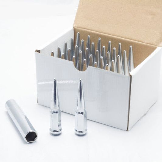 Wheel Mate 35422P - WHM35422P - Wheel Mate Spiked Lug Nuts Set of 32 - Chrome 14x1.50 - Shipped in Europe - Tuningsupply.com
