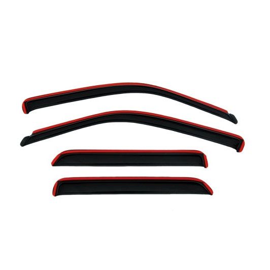 AVS 194405 - AVS194405 - AVS 01-04 Toyota Hilux Double Cab Ventvisor In-Channel Front & Rear Window Deflectors 4pc - Smoke - Shipped in Europe - Tuningsupply.com
