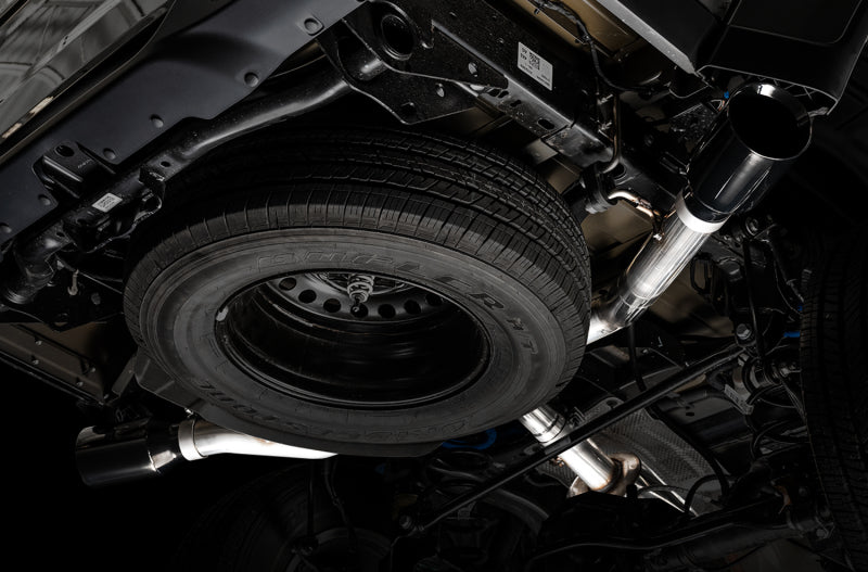 AWE Tuning 3015-33101 - AWE3015-33101 - AWE Tuning 20-21 Jeep Gladiator JT 3.6L Tread Edition Cat-Back Dual Exhaust - Diamond Black Tip - Shipped in Europe - Tuningsupply.com