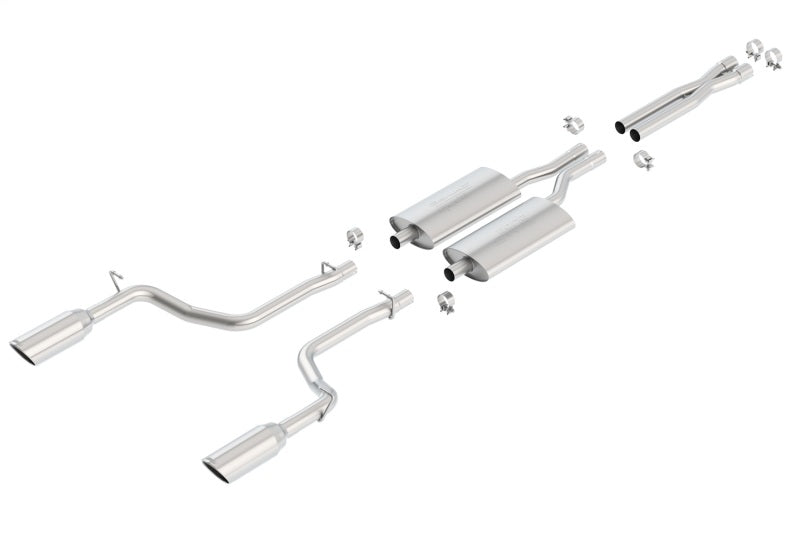Borla 140125 - BOR140125 - Borla 05-10+ Charger / Magnum / 300C R/T 5.7L Aggressive Catback Exhaust - Shipped in Europe - Tuningsupply.com
